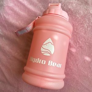 64 oz Half Gallon Motivational Water Jug, BPA Free, Large Water Bottle